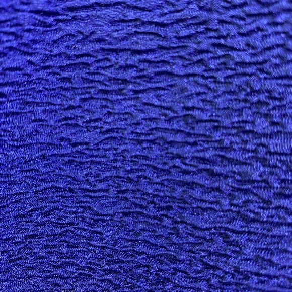 CHICO'S Cobalt Blue Textured Zipper Cardigan Sweater‎ - Picture 9 of 13